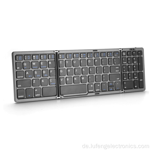 Dreifache Bluetooth -Falten -Tastatur